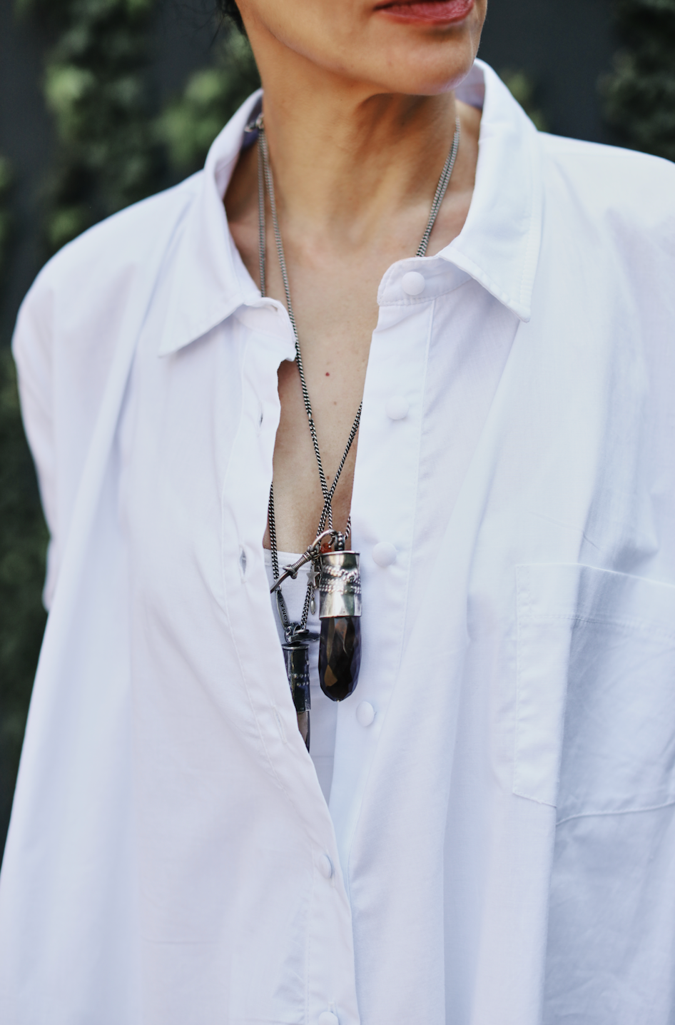 Liam Maxi Boyfriend Shirt Dress- White
