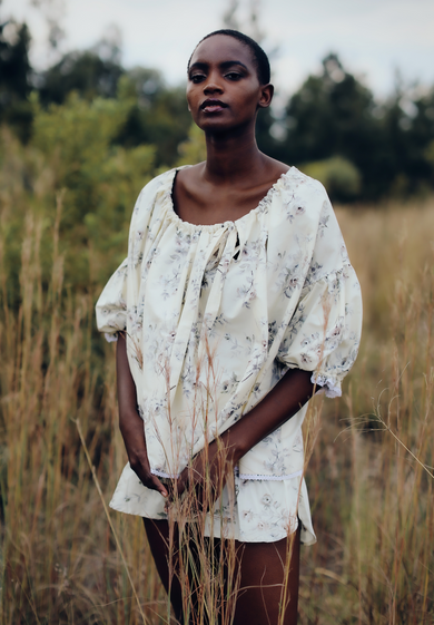 pale yellow blouse